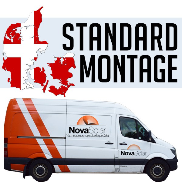 Standardmontage - Ved køb af luft til luft varmepumpe