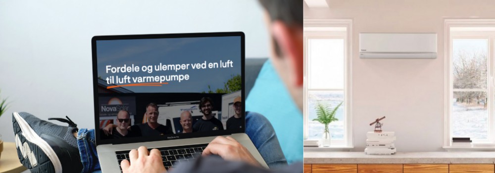 Fordele og ulemper ved en luft til luft-varmepumpe [2025]