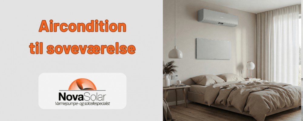 Aircondition til soveværelse