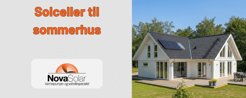 Solceller til sommerhus