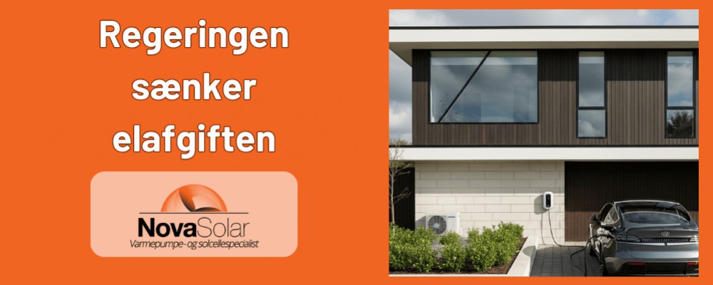 Regeringen sænker elafgiften