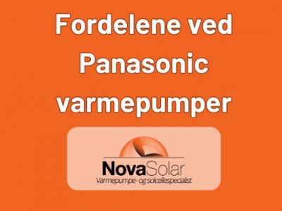 Fordelene ved Panasonic varmepumper