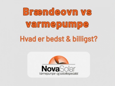 Brændeovn og varmepumpe