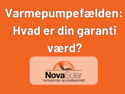 Varmepumpe fælden - Garanter din garanti